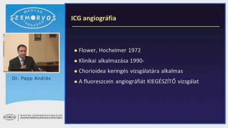 ICG angiográfia